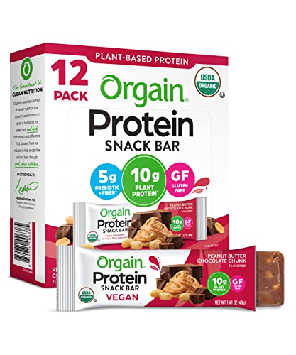 Protein Bars, Peanut Butter Chocolate Chunk - 1.41 oz (Pack of 12)
