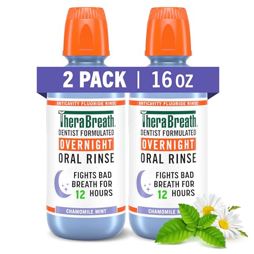 Overnight Mouthwash, Chamomile Mint - 16 oz (Pack of 2)