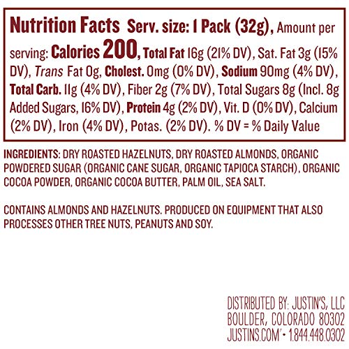 Chocolate Hazelnut and Almond Butter Squeeze Pack - 1.15 oz (Pack of 10)