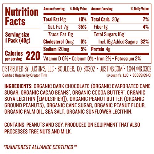 Dark Chocolate Almond Butter Cups - 2 Count (Pack of 12)