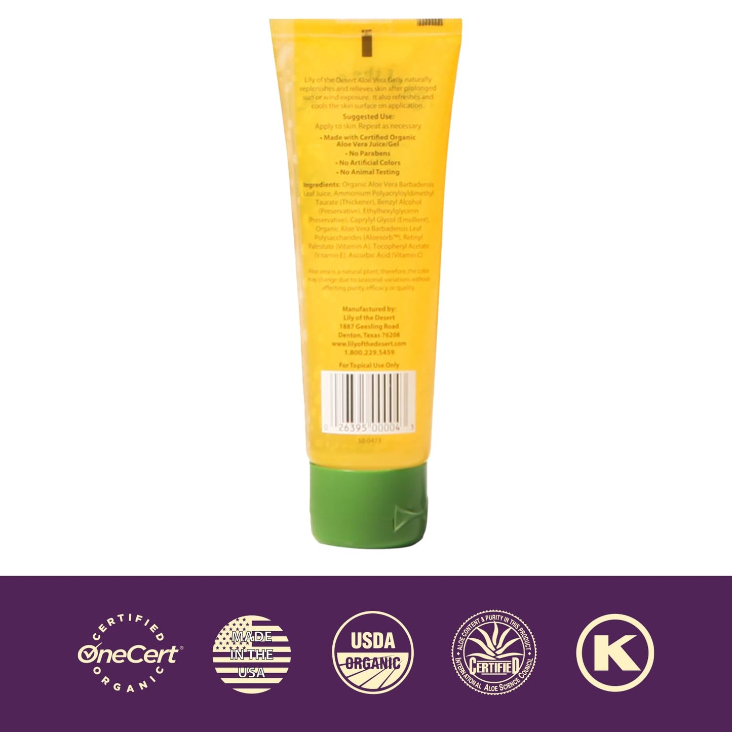Aloe Vera Gelly Moisturizer - 4 oz