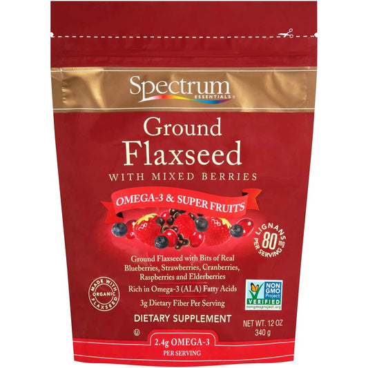Ground Flaxseed with Mixed Berries - 12 oz