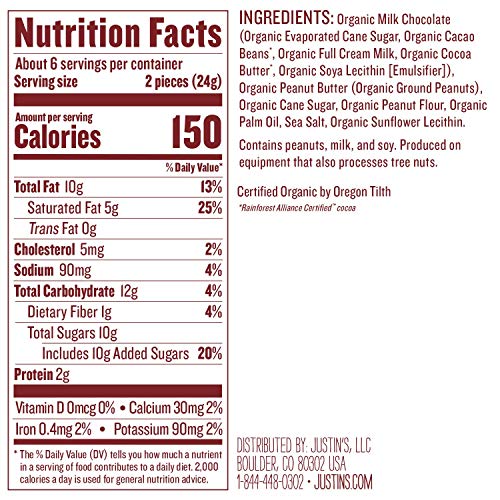 Mini Milk Chocolate Peanut Butter Cups 4.7 oz (Pack of 6)