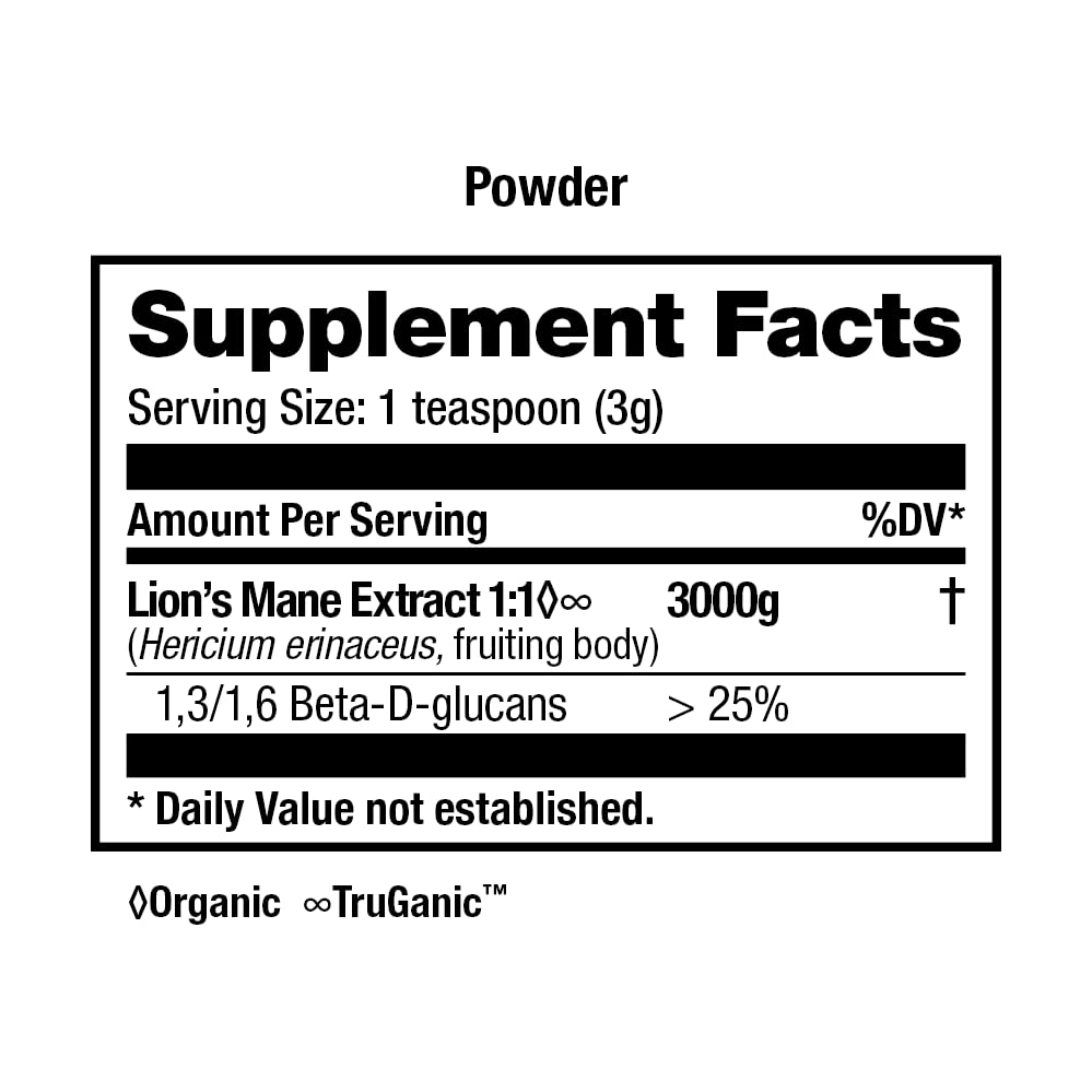 Integrity Extracts Lion's Mane - 60 g Powder