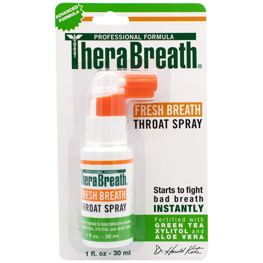 Fresh Breath Throat Spray, Green Tea -  1 oz
