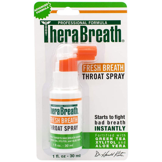 Fresh Breath Throat Spray, Green Tea -  1 oz