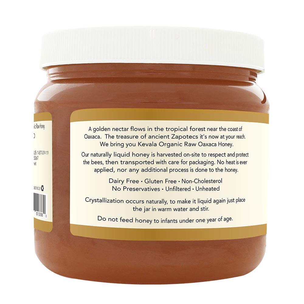 Raw Oaxaca Unflitered Honey - 3 lbs