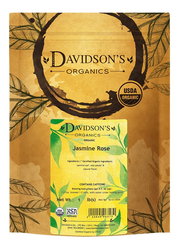 Jasmine Rose, Loose Leaf Tea - 16 oz Pouch