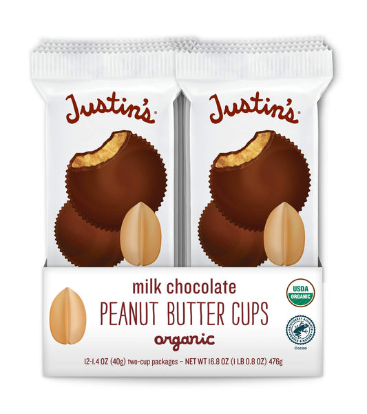 Milk Chocolate Peanut Butter Cups - 2 Count (Pack of 12)