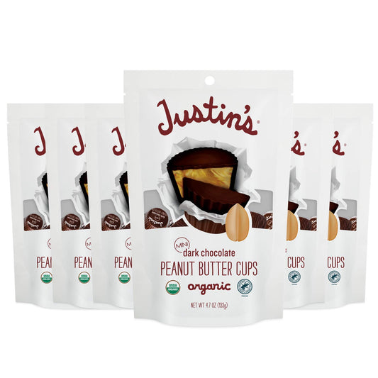 Mini Dark Chocolate Peanut Butter Cups - 4.7 oz (Pack of 6)