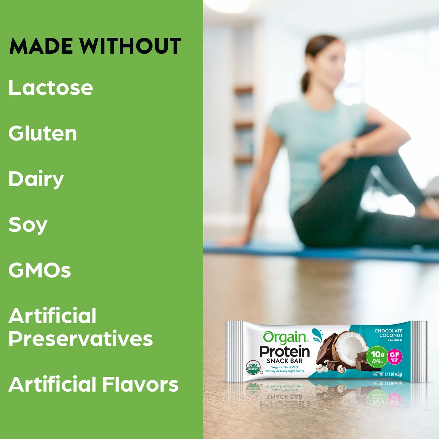 Protein Bars, Chocolate Coconut - 1.41 oz (Pack of 12)