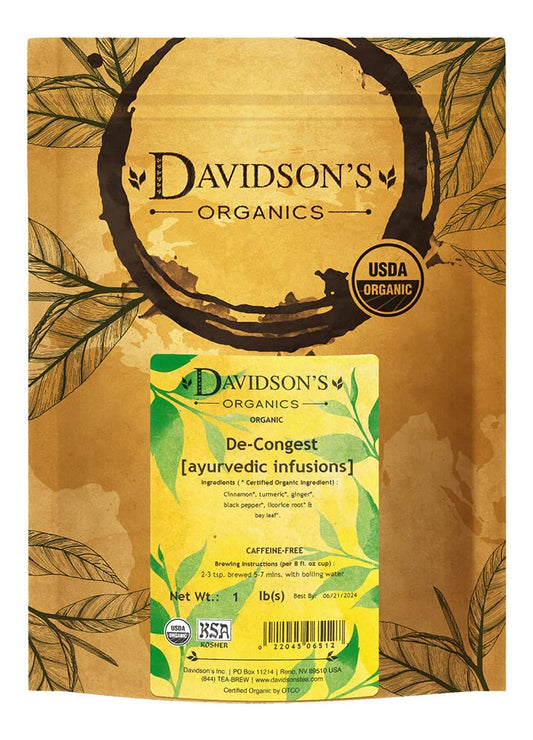 De-Congest [Ayurvedic Infusions], Loose Leaf Tea, 16 oz
