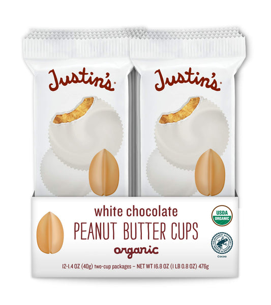 White Chocolate Peanut Butter Cups - 2 Count (Pack of 12)