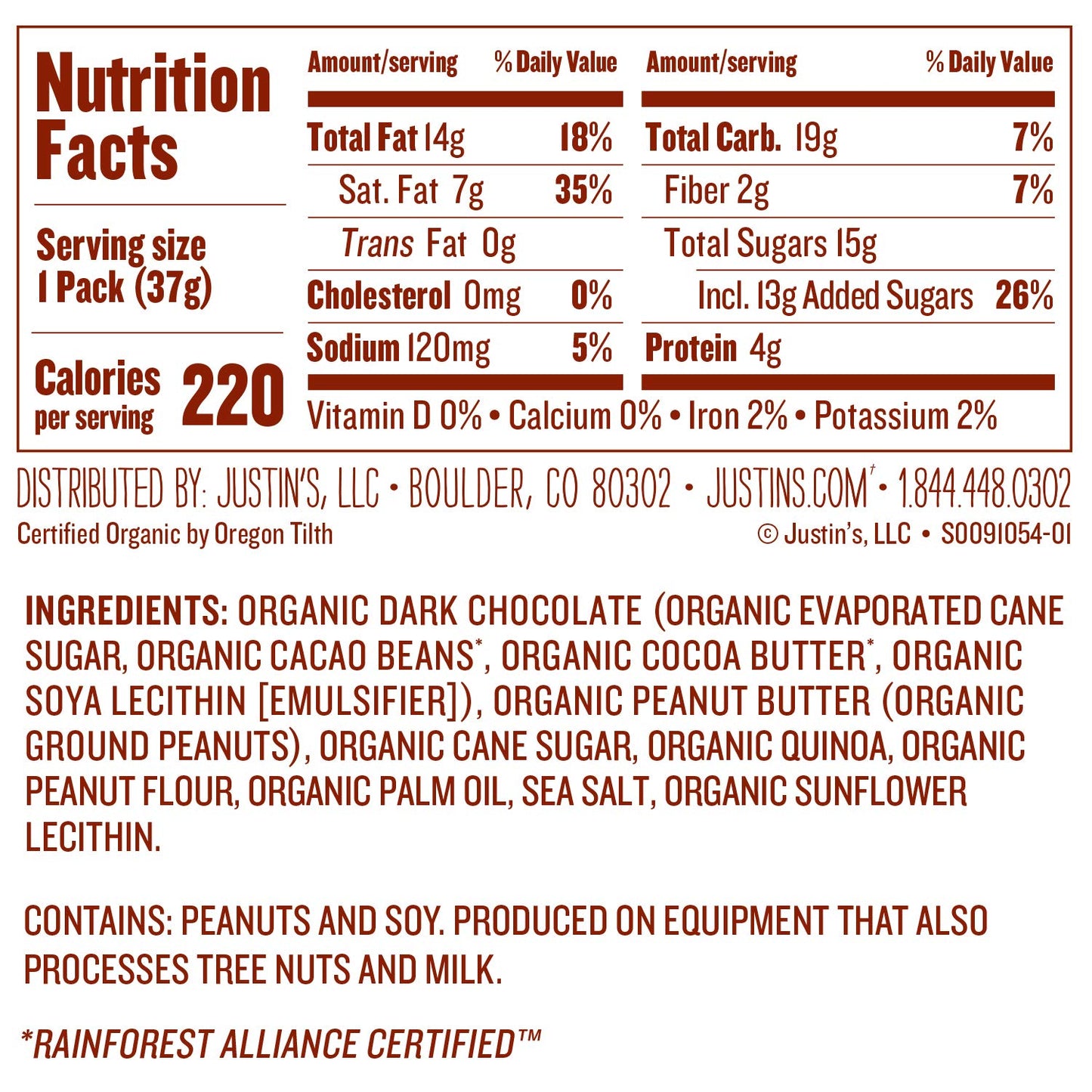 Crispy Dark Chocolate Peanut Butter Cups - 2 Count (Pack of 12)