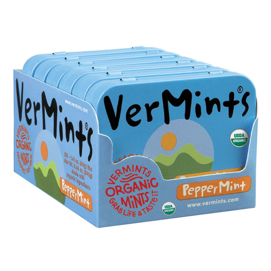 Breath Mints, PepperMint Flavor - 1.14 oz (Pack of 6)