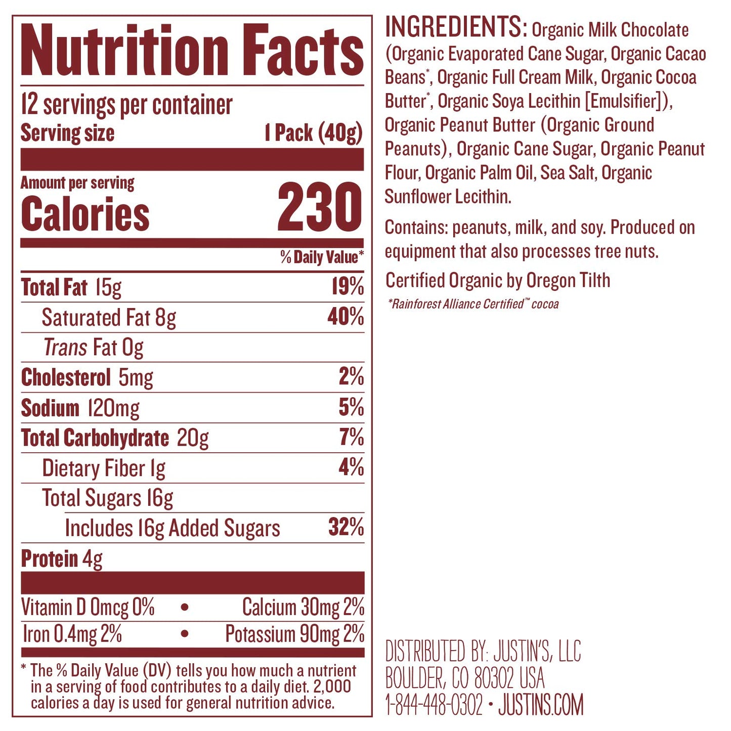 Milk Chocolate Peanut Butter Cups - 2 Count (Pack of 12)