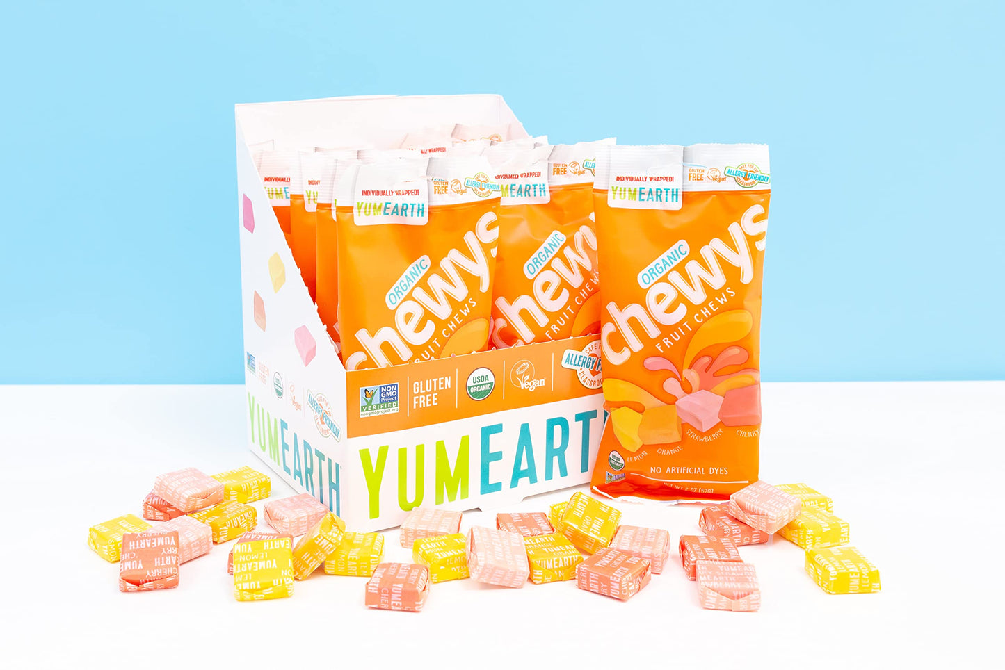 Fruit Flavored Candy Chews - 2oz (Pack of 48)
