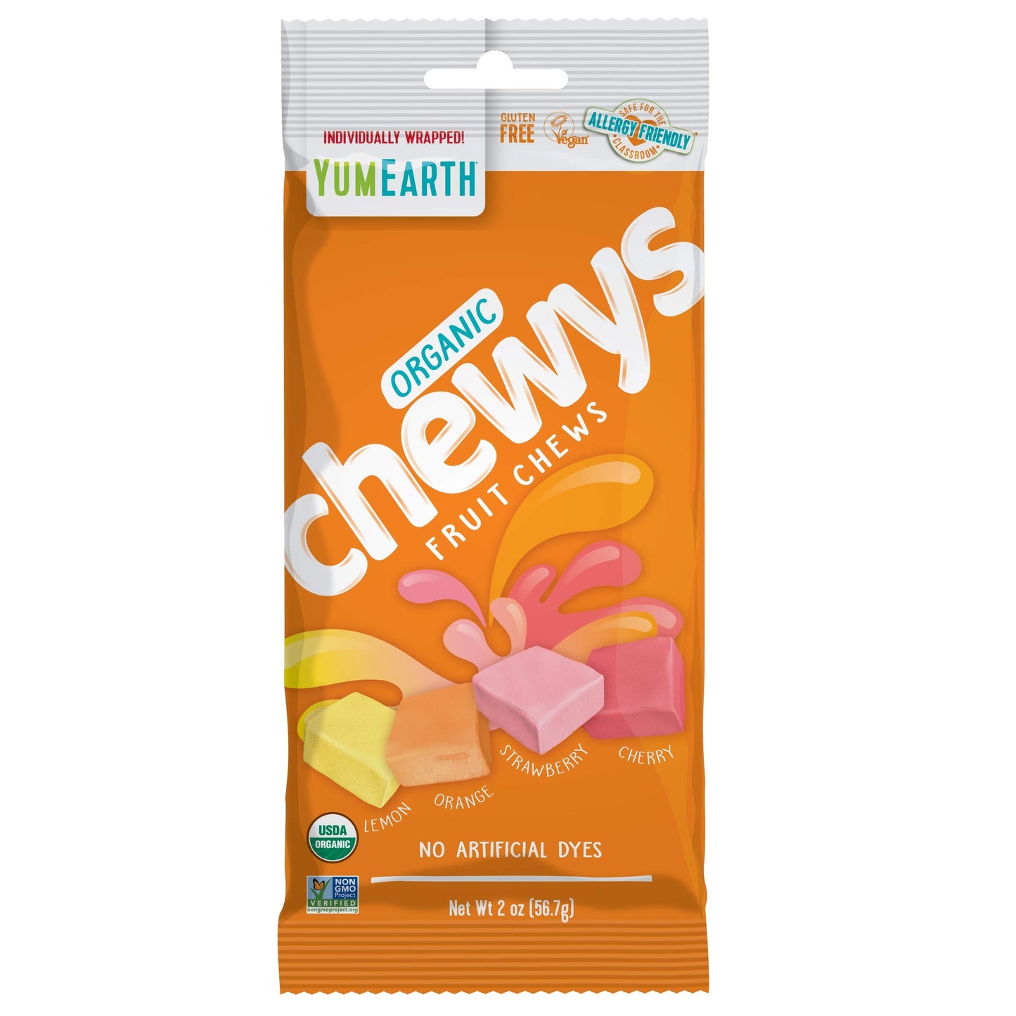 Fruit Flavored Candy Chews - 2oz (Pack of 48)