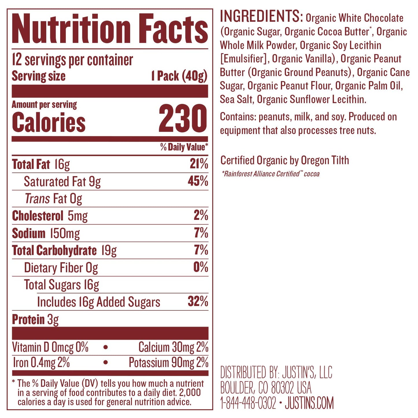 White Chocolate Peanut Butter Cups - 2 Count (Pack of 12)