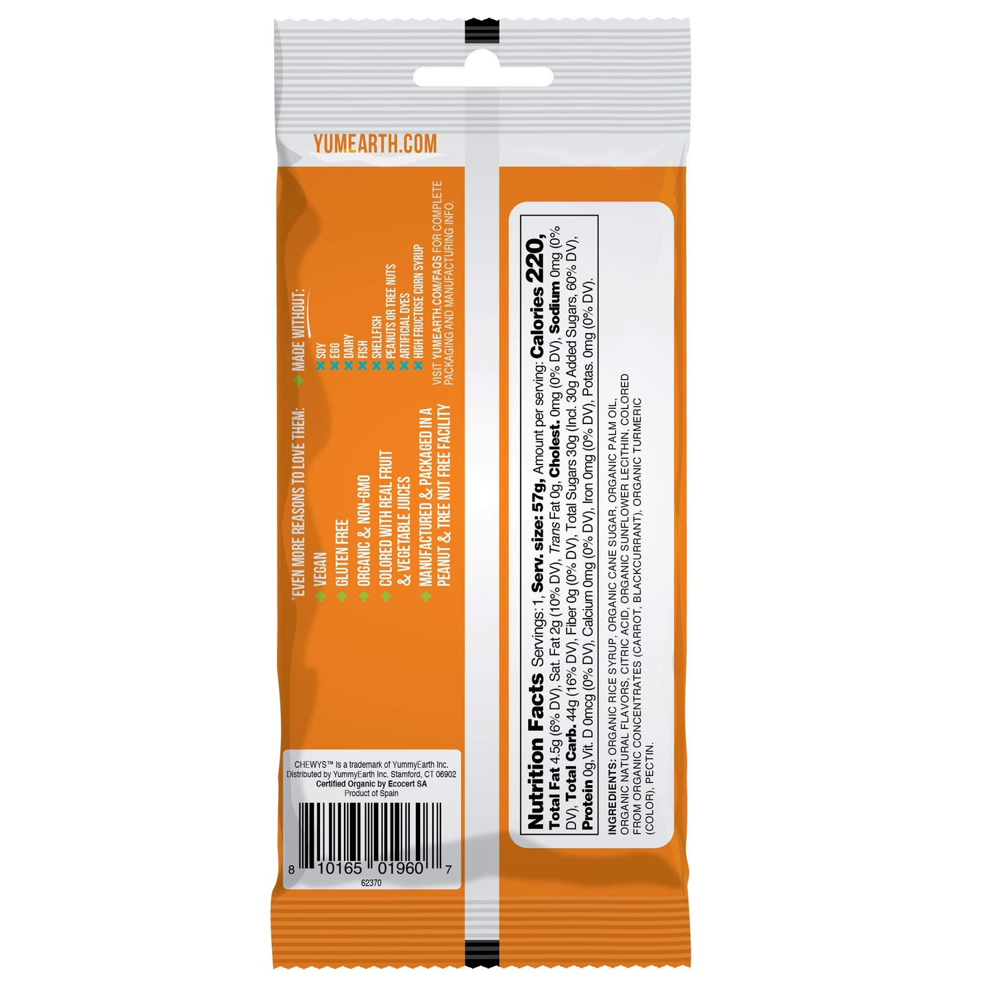 Fruit Flavored Candy Chews - 2oz (Pack of 48)