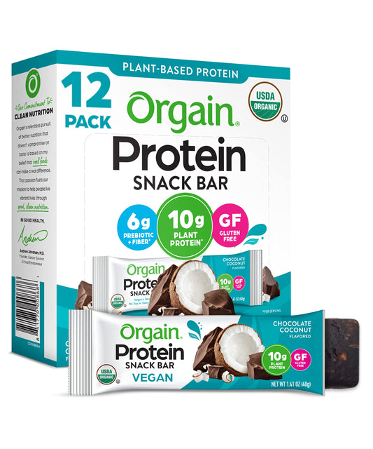 Protein Bars, Chocolate Coconut - 1.41 oz (Pack of 12)