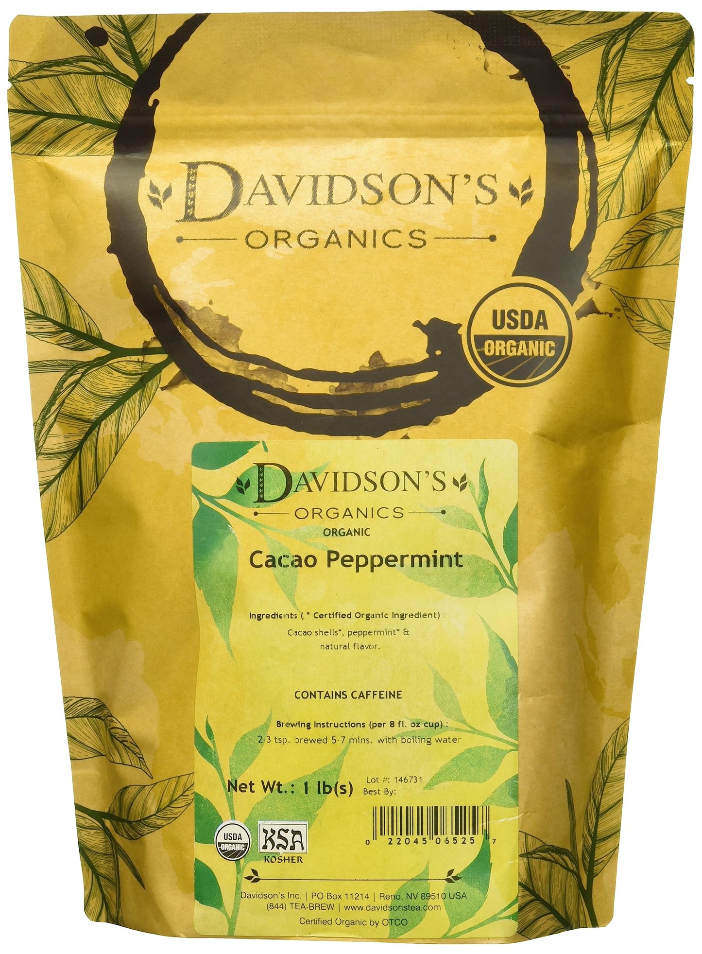 Cacao Peppermint Nibs - 16 oz Pouch