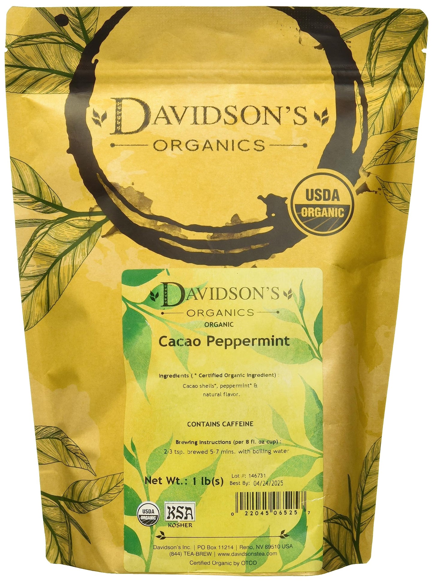 Cacao Peppermint Nibs - 16 oz Pouch