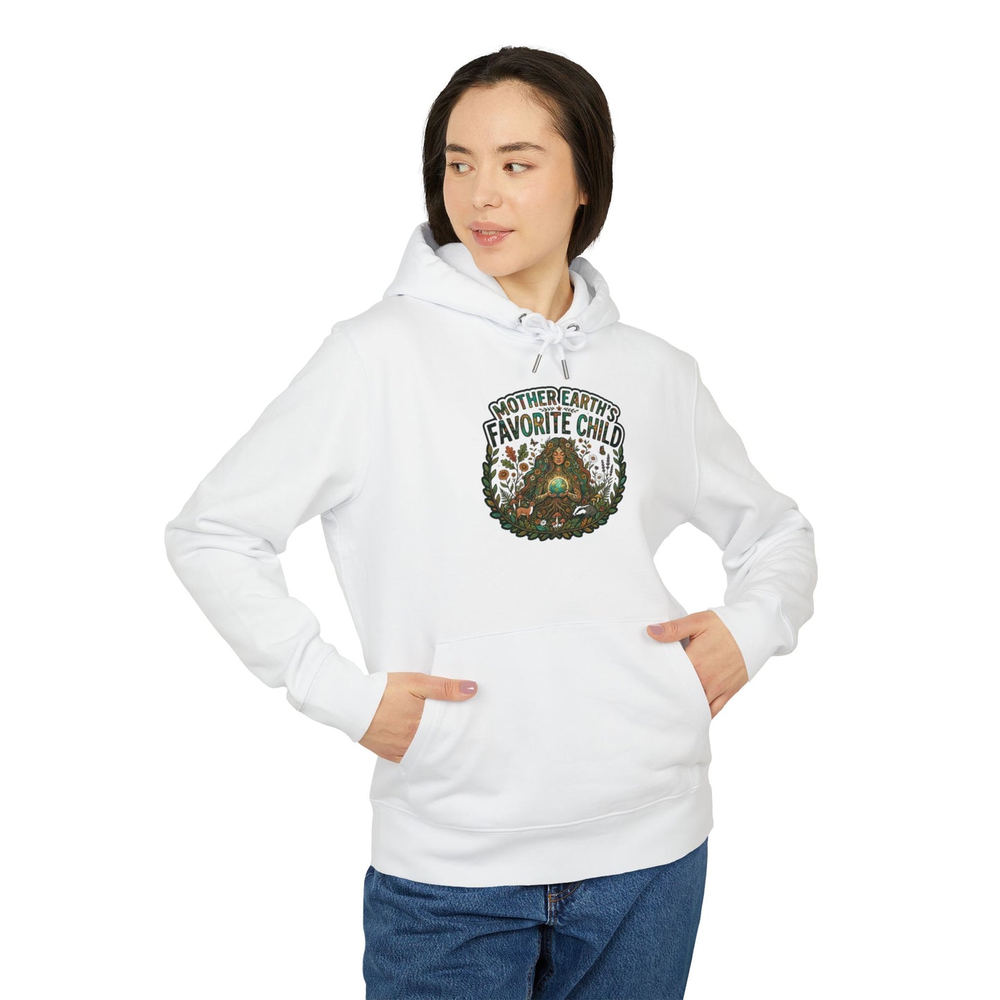 Hoodie — "Nature Breaks Favorite Child" Woodland Graveyard Graphic