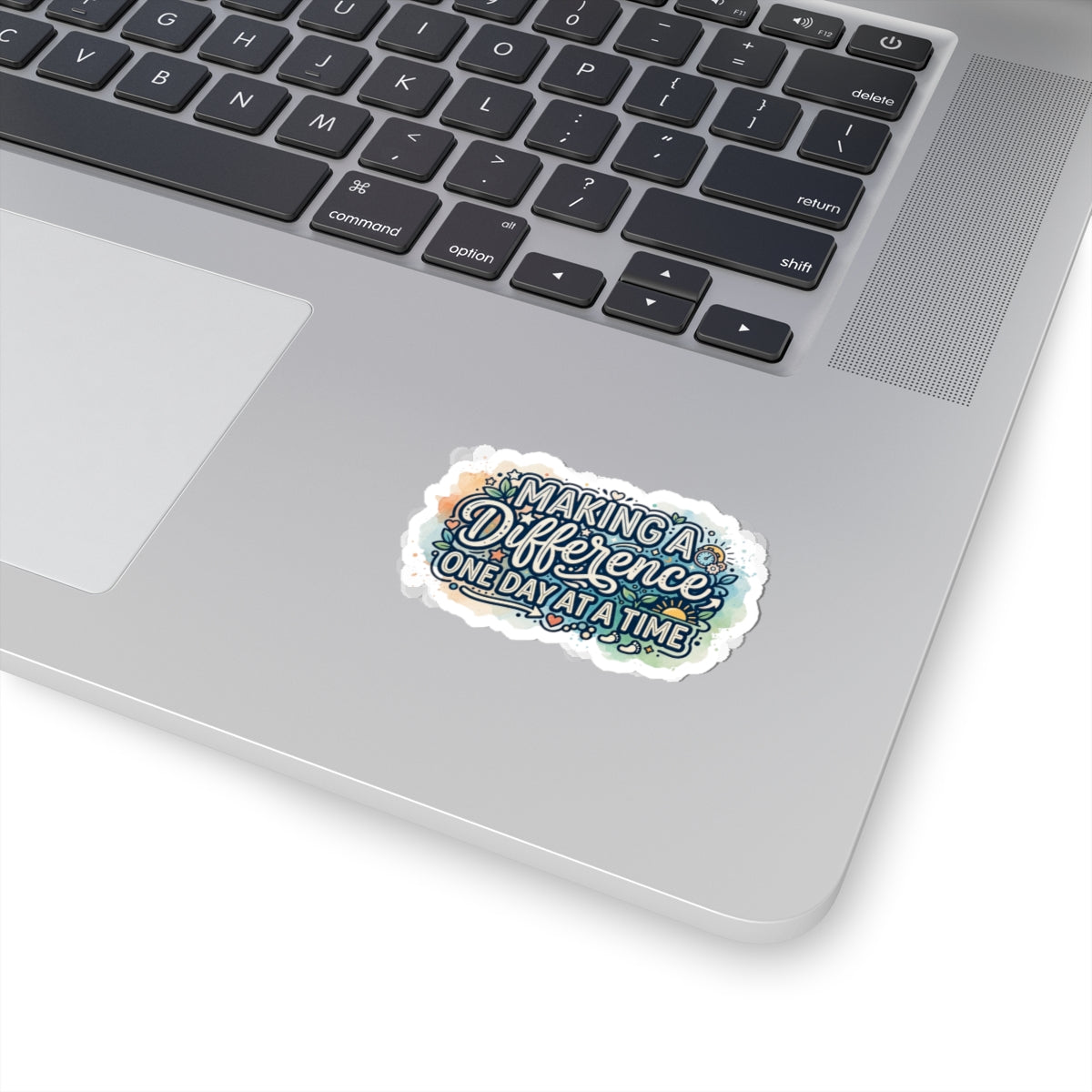 Making a Difference One Day at a Time Kiss-Cut Sticker