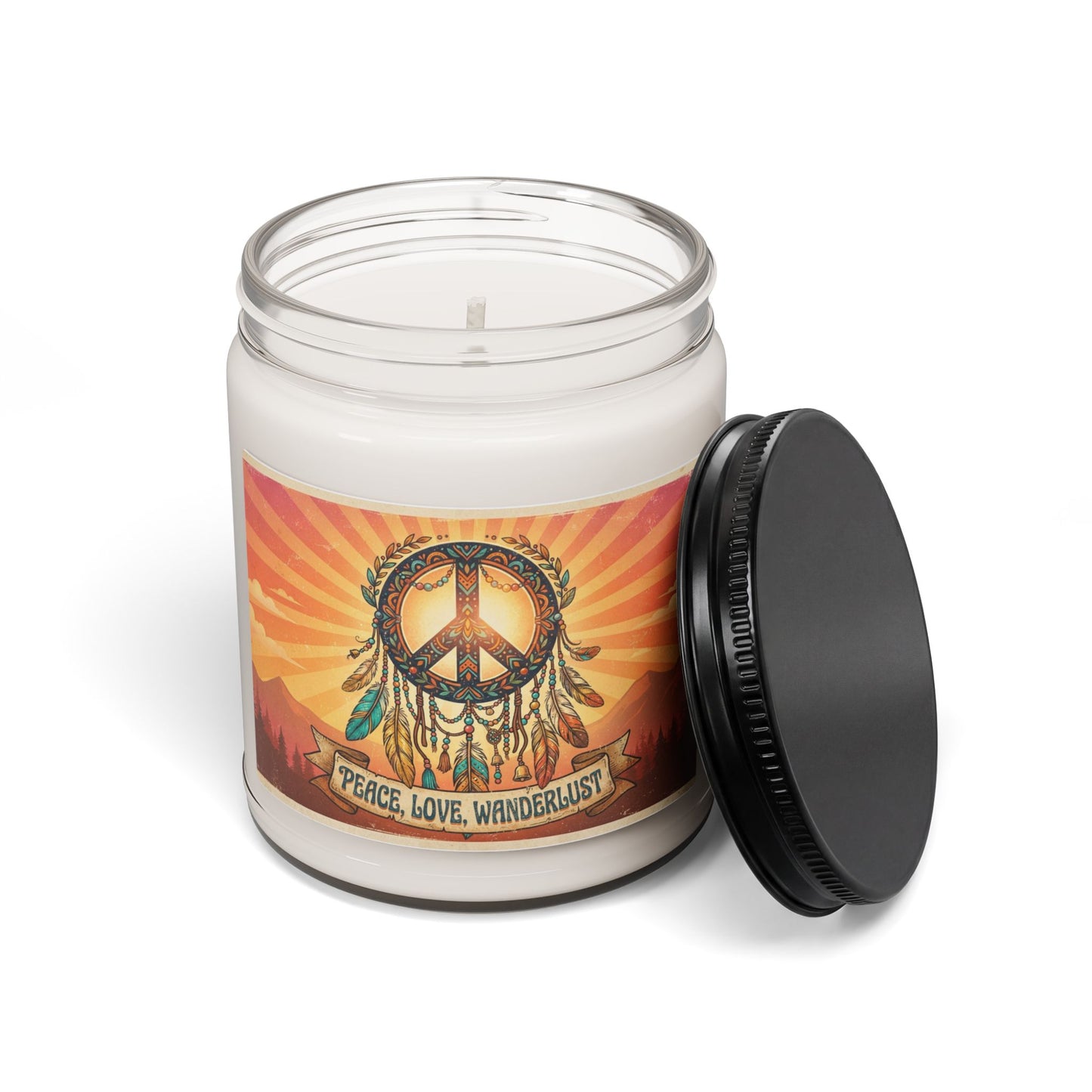 Peace, Love, Wanderlust - Hippie Scented Candle
